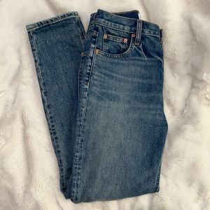 (3/$45) Aritzia Denim Forum W25 Yoko High Rise Slim 28L